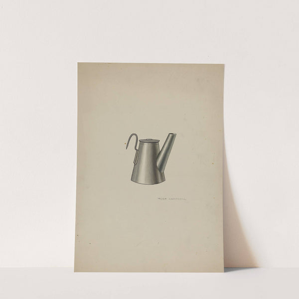 Miner's Oil Lamp by Rose Campbell-Gerke