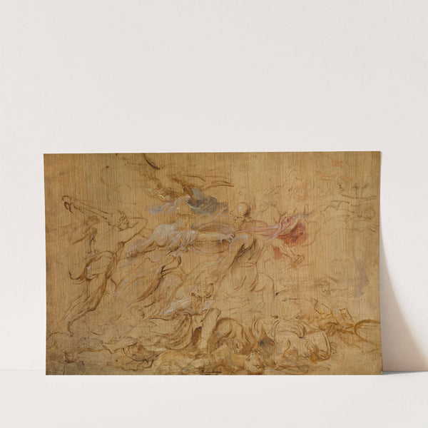 Minerva and Hercules Restraining Mars by Peter Paul Rubens