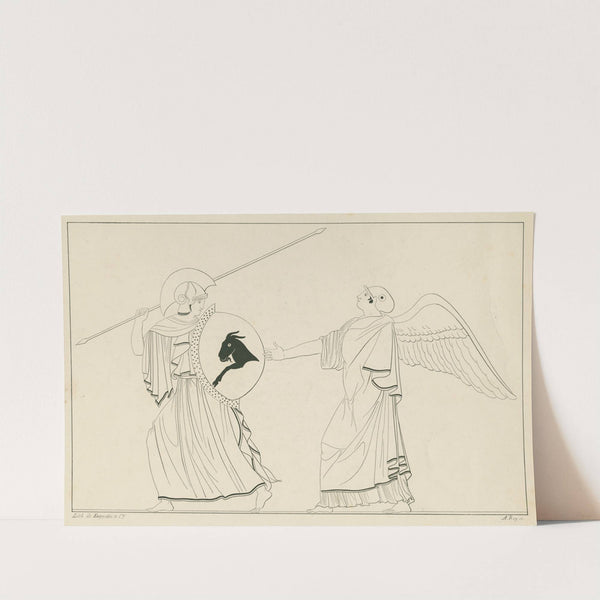 Minerva and Iris (1844-1861) by A. Rey