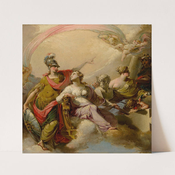 Minerva Defending The Arts by Giuseppe Santi