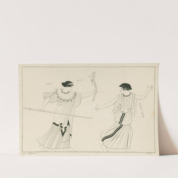 Minerva pursues a nymph (1844-1861) by A. Rey