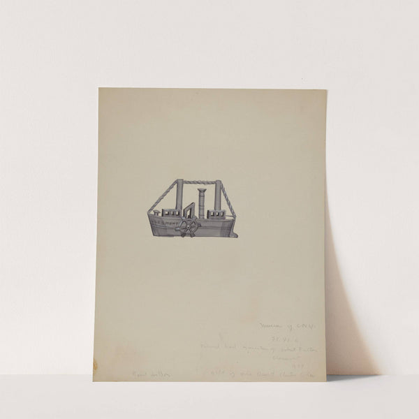 Miniature Boat by Raoul Du Bois