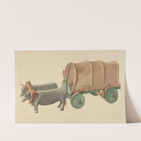 Miniature Oxcart by Eugene Bartz