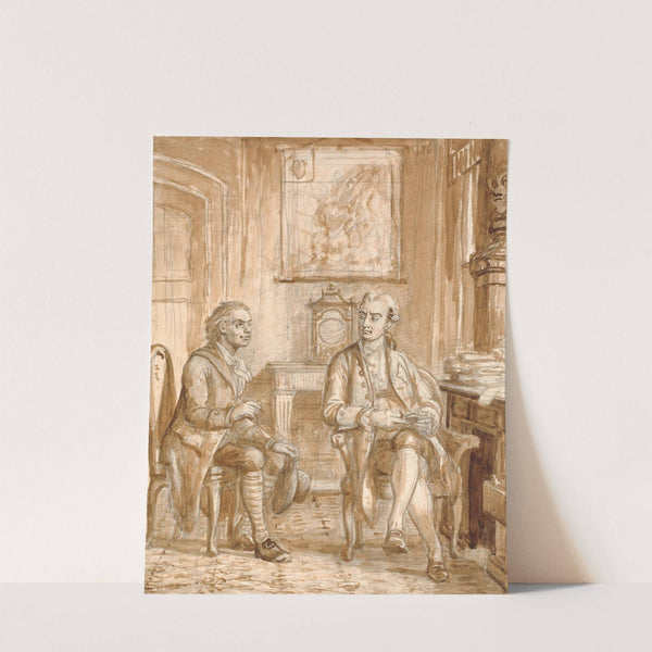 Minister Guldberg og Wessel by Wilhelm Marstrand