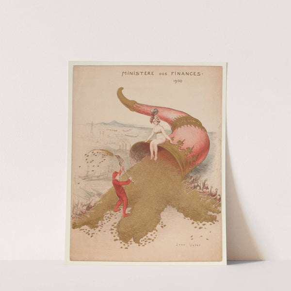 Ministères des Finances – la Fortune à la pelle ou la Corne d’abondance (1900) by Jean Veber