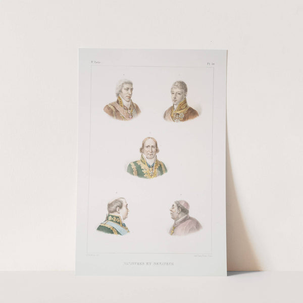 Ministres et senateur by Jean Baptiste Debret