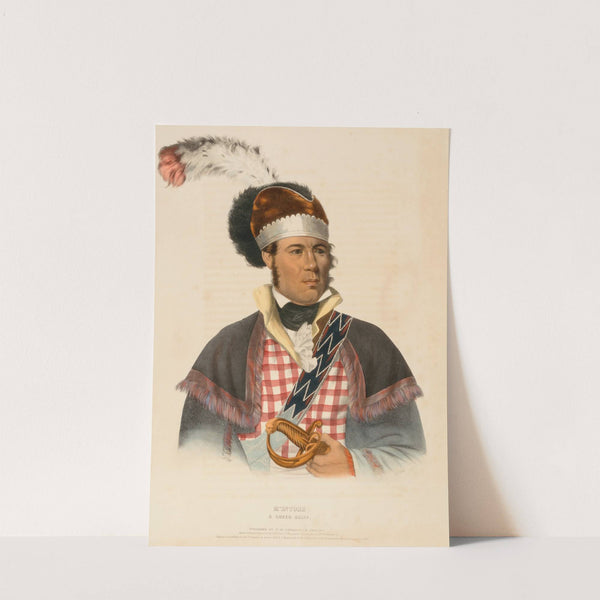 M’Intosh. A Creek Chief (1838) by Charles Bird King