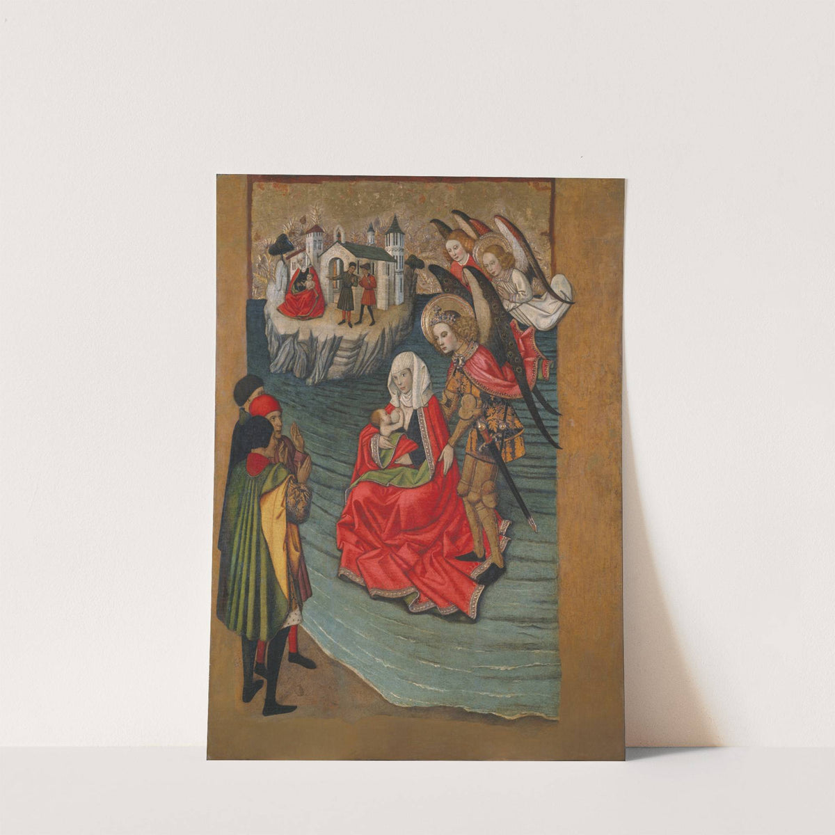 Miracle of Mont Saint-Michel by Jaume Huguet