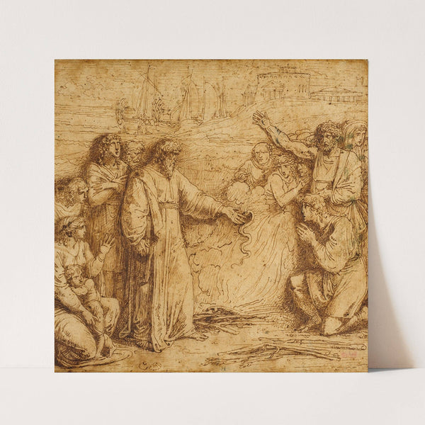 Miracle of Saint Paul by Felice Giani