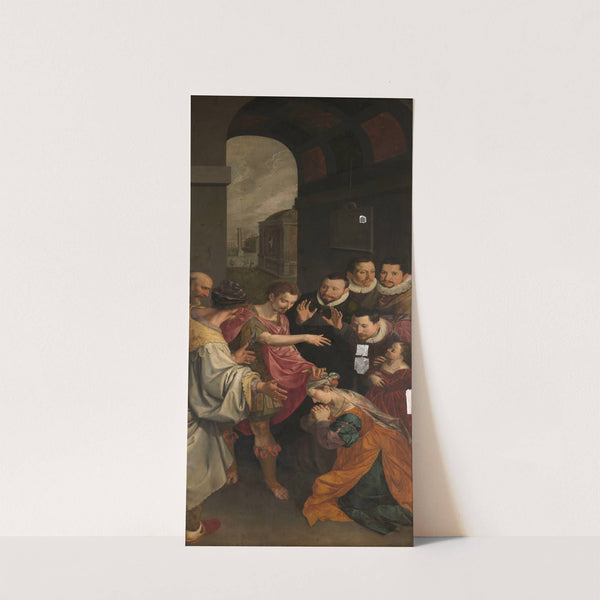 Miraculous Healing of Zoë (1575) by Ambrosius Francken I