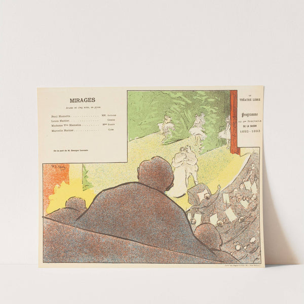 Mirages (1892-1893) by Henri-Gabriel Ibels