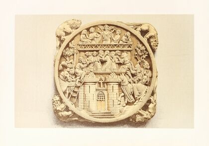 Mirror Case of the Fourteenth Century, in Carved Ivory (1858) — size preview