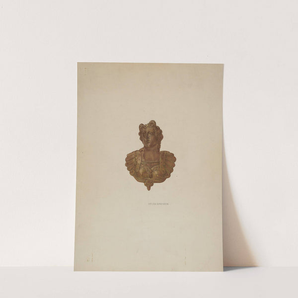 Mirror Support - Lady Bust by Helen Bronson