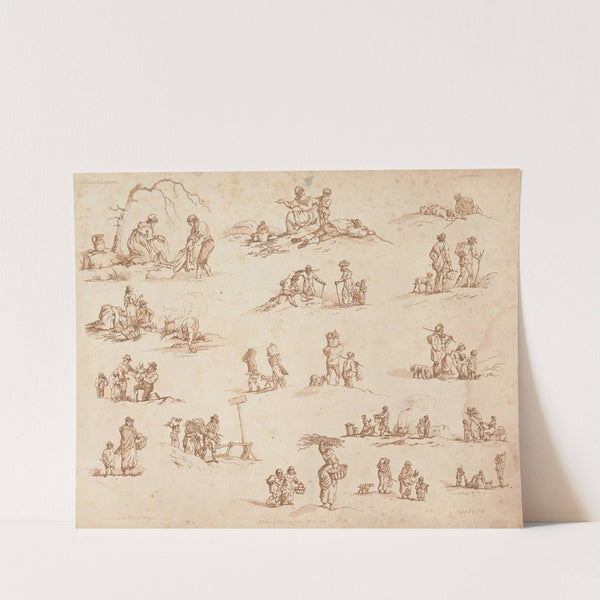 Miscellaneous Figures by William Henry Pyne