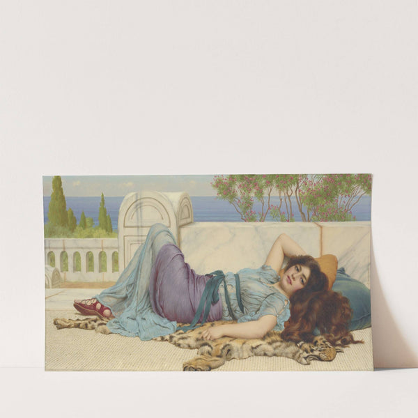 Mischief and Repose (1909) by John William Godward