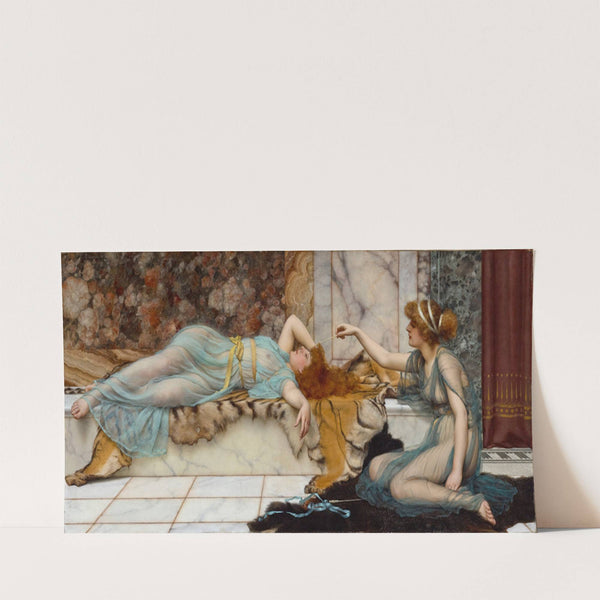 Mischief and Repose (1895) by John William Godward