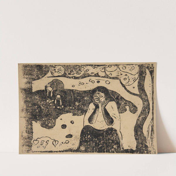 Miséres humaines by Paul Gauguin