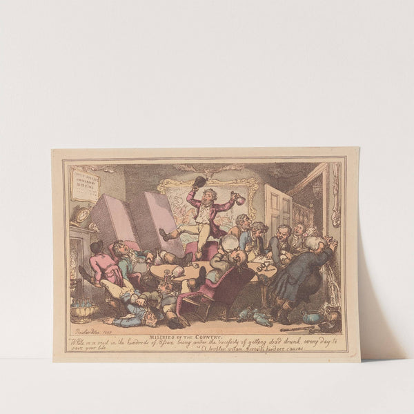 Miseries of human life; While on a visit to the hundreds of Essex . . . . (1807) by Thomas Rowlandson