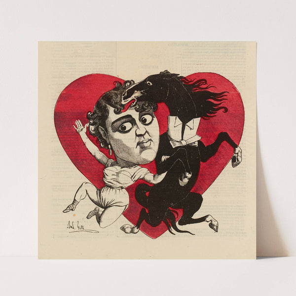 Miss dada menken (1867) by André Gill