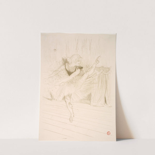 Miss Ida Heath, Danseuse Anglaise by Henri de Toulouse-Lautrec