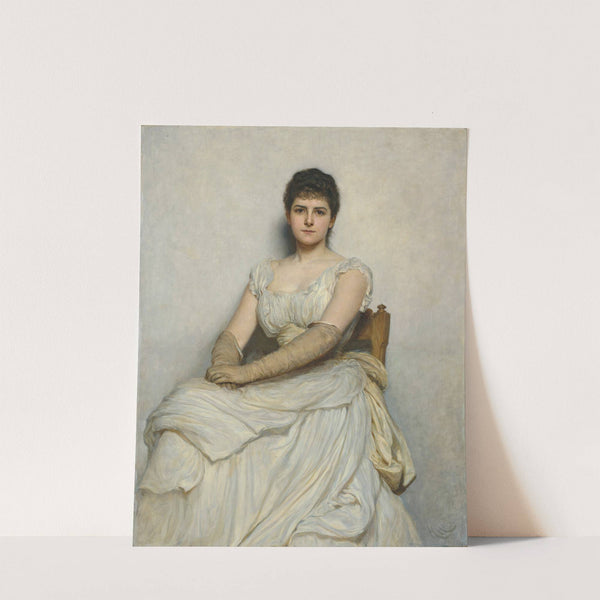 Miss Katherine Grant (The Lady in White) by Sir Hubert von Herkomer