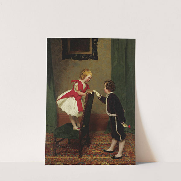 Miss Lily's First Flirtation by James Hayllar