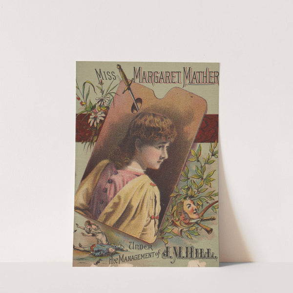 Miss Margaret Mather (1882-1883) by Courier Litho. Co.