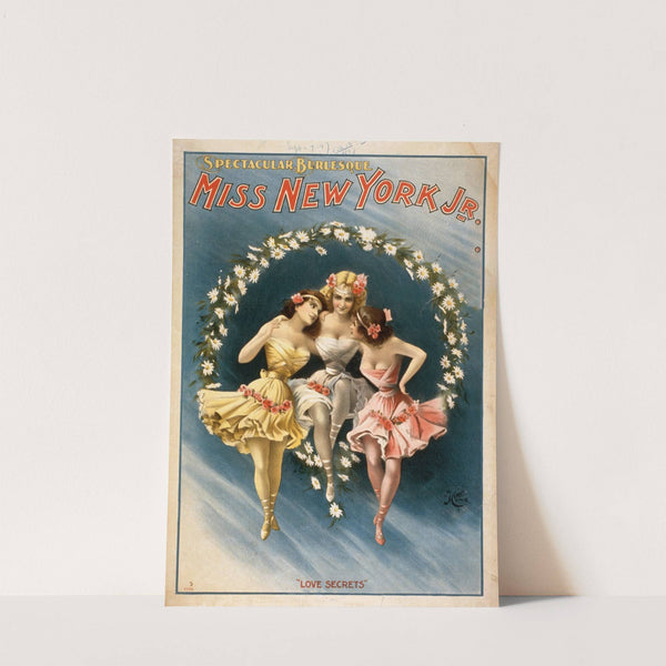 Miss New York Jr. spectacular burlesque. by H.C. Miner Litho. Co.