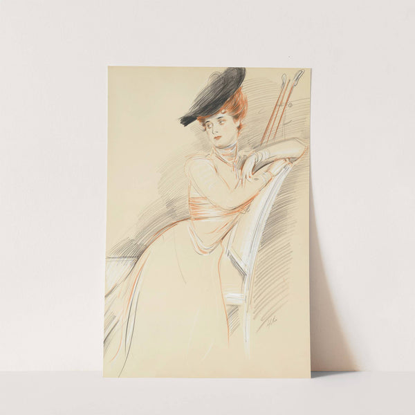 Miss Taylor seated by Paul César Helleu