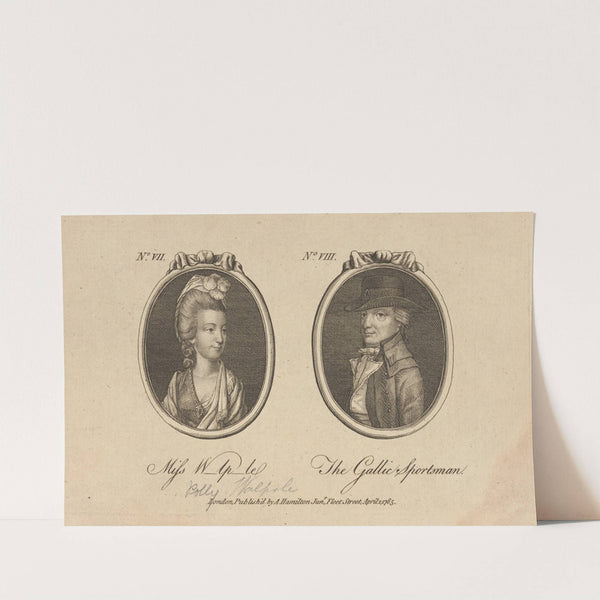 Miss W_lp_le. The Gallic sportsman (1785)