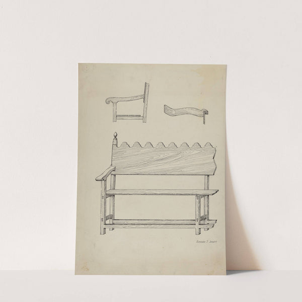 Mission Bed by Edward Jewett