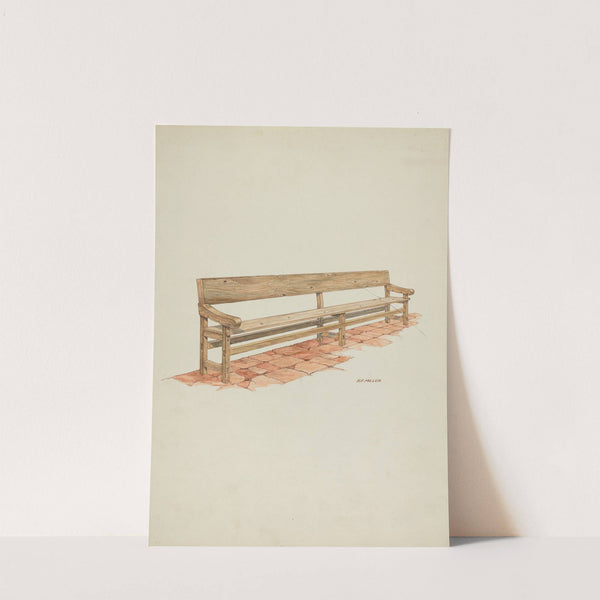 Mission Bench by Randolph F. Miller