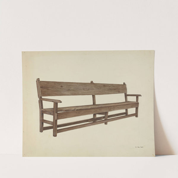Mission Bench by Vera Van Voris