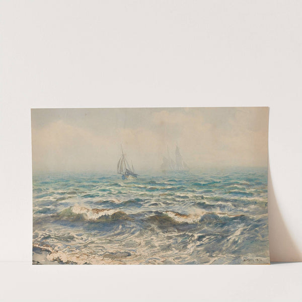 Mist Rising From The Sea by Henry Moore