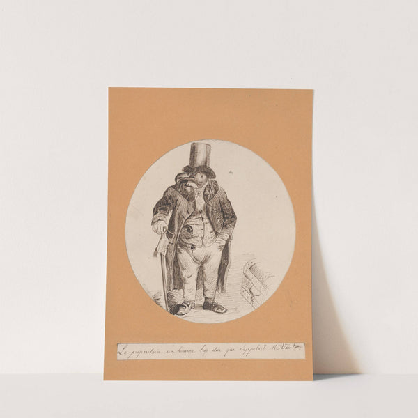 Mister Vulture by J. J. Grandville