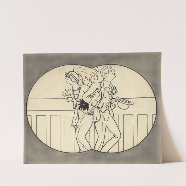 Mistinguett et Prince dans ‘Tu m’fais rougir’ de Valentin Tarault (1913) by Yves Marevéry