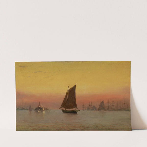 Misty Morning, New York Harbor (circa 1876) by Francis Augustus Silva