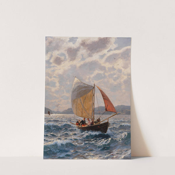 Mit dem Winde by Hans Dahl