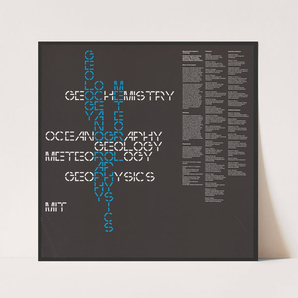 MIT Graduate program in Geology, Geophysics, Geochemistry, Meteorology Oceanography, Planatary Physics, and Chemistry (1967) by Dietmar Winkler