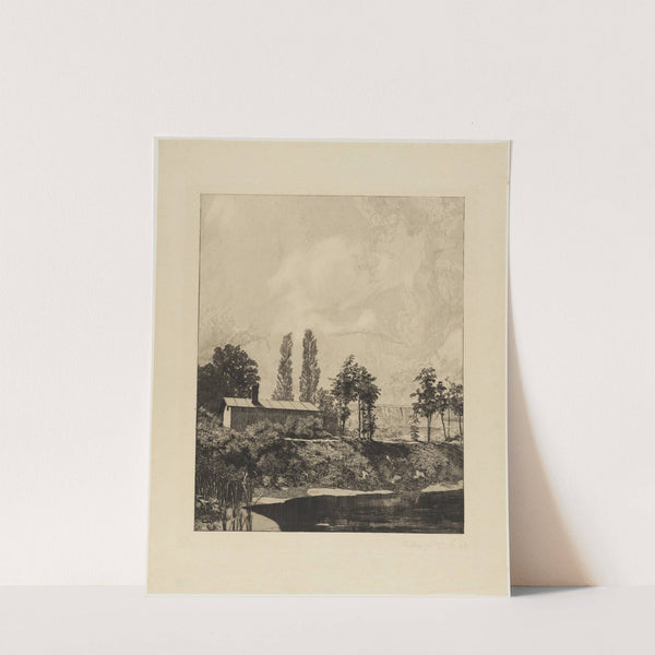 Mittag (Vier Landschaften, Opus VII, Blatt 1) (1883) by Max Klinger