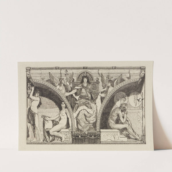 Mittelfigur aus dem Fries im Lichthof (1881) by Max Klinger