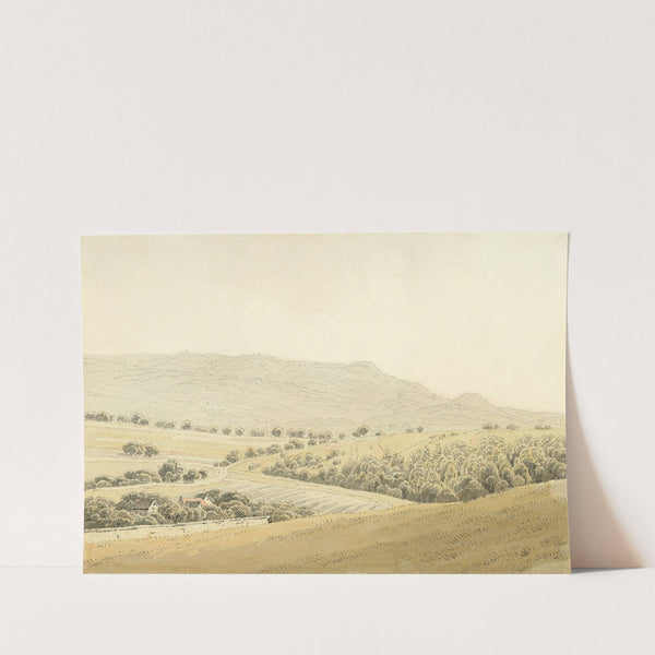 Mittelgebirgslandschaft by Caspar David Friedrich