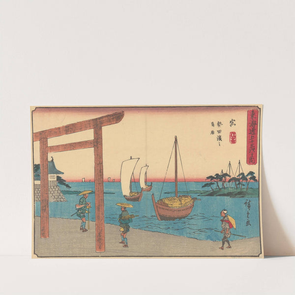 Miya (ca. 1841–1842) by Andō Hiroshige