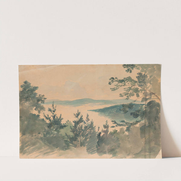 Mlha v údolí Zelené hory u Nepomuku (1831) by Antonín Mánes