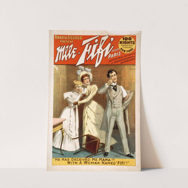 Mlle. Fifi from Paris by Strobridge & Co. Lith.