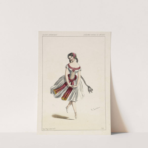 Mlle Maria dans Robert Bruce (1847) by Alexandre Lacauchie