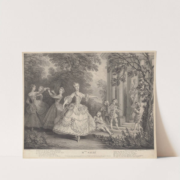 Mlle. Sallé (1730-1740) by Nicolas Lancret