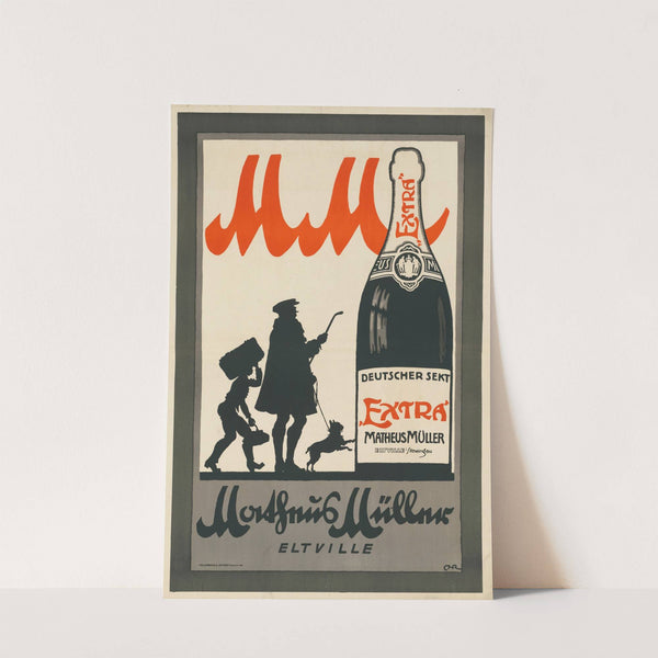 MM. Matheus Müller Eltville. Deutscher Sekt (1905) by Franz Christophe