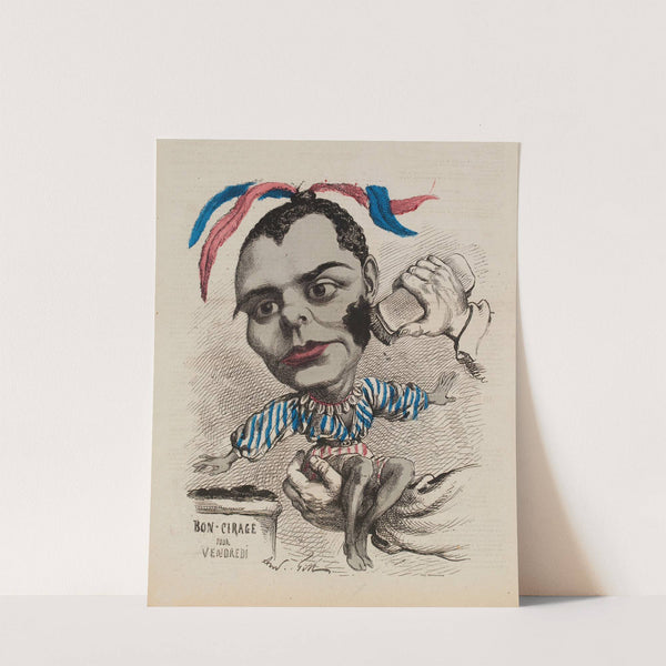 Mme Galli-Marié (1867) by André Gill