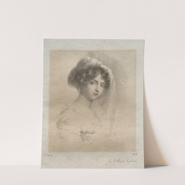 Mme. Horace Vernet (1818) by Jean-Baptiste Isabey